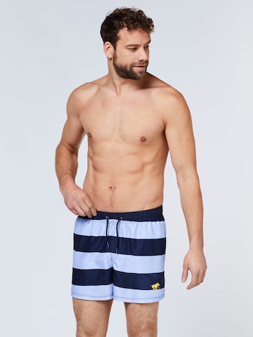 Polo Sylt Board Shorts in Blue: front