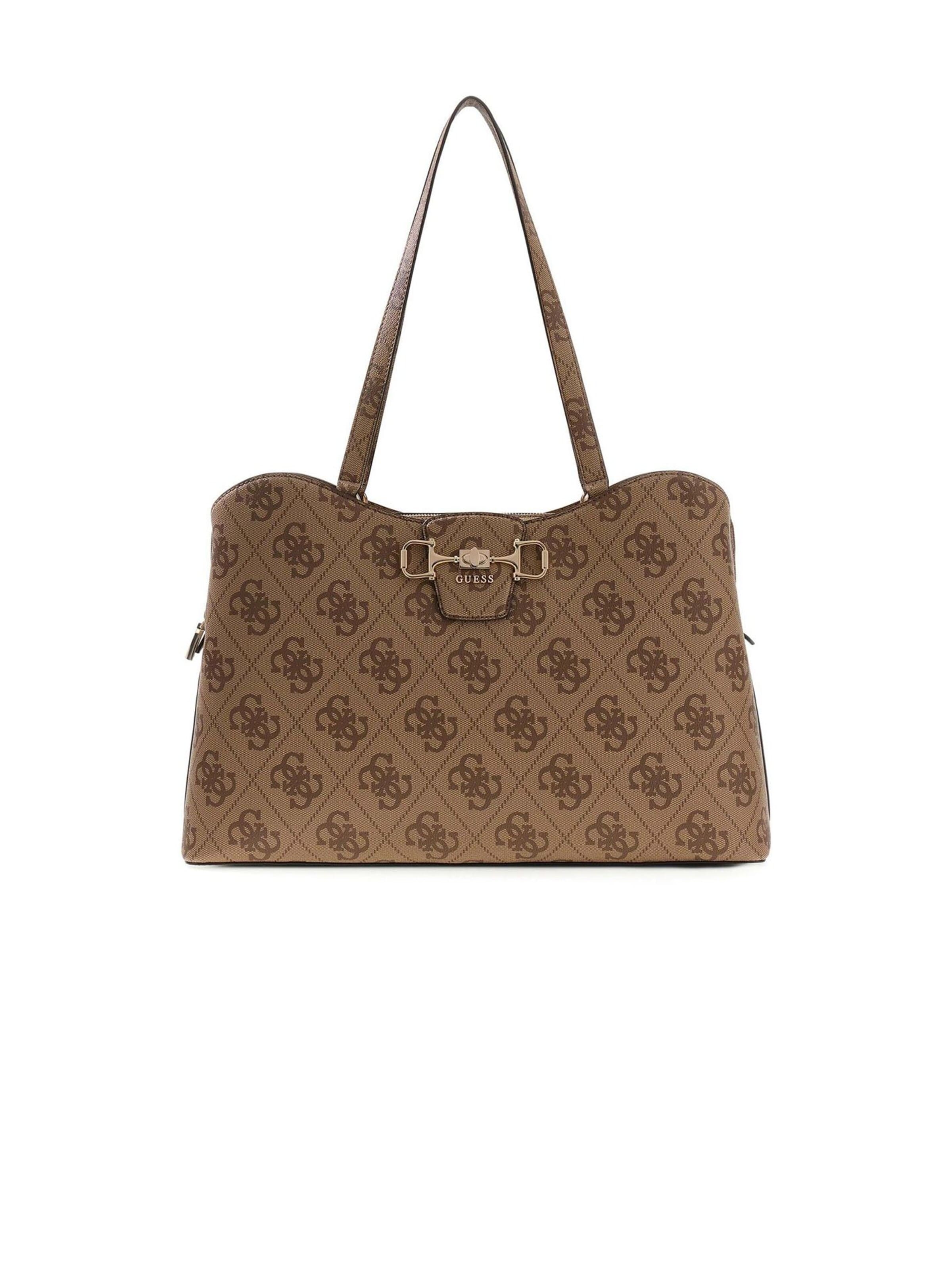 Borsa a spalla 'Guess Valigeria Tote Bag' in One Size GUESS di colore marrone chiaro, Visualizzazione prodotti