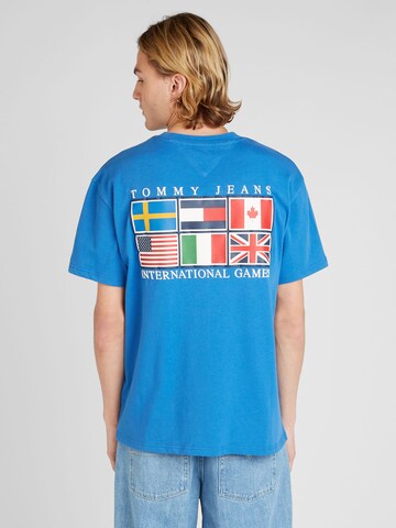 Tommy Jeans T-Shirt 'ARCHIVE GAMES' in Blau: predná strana