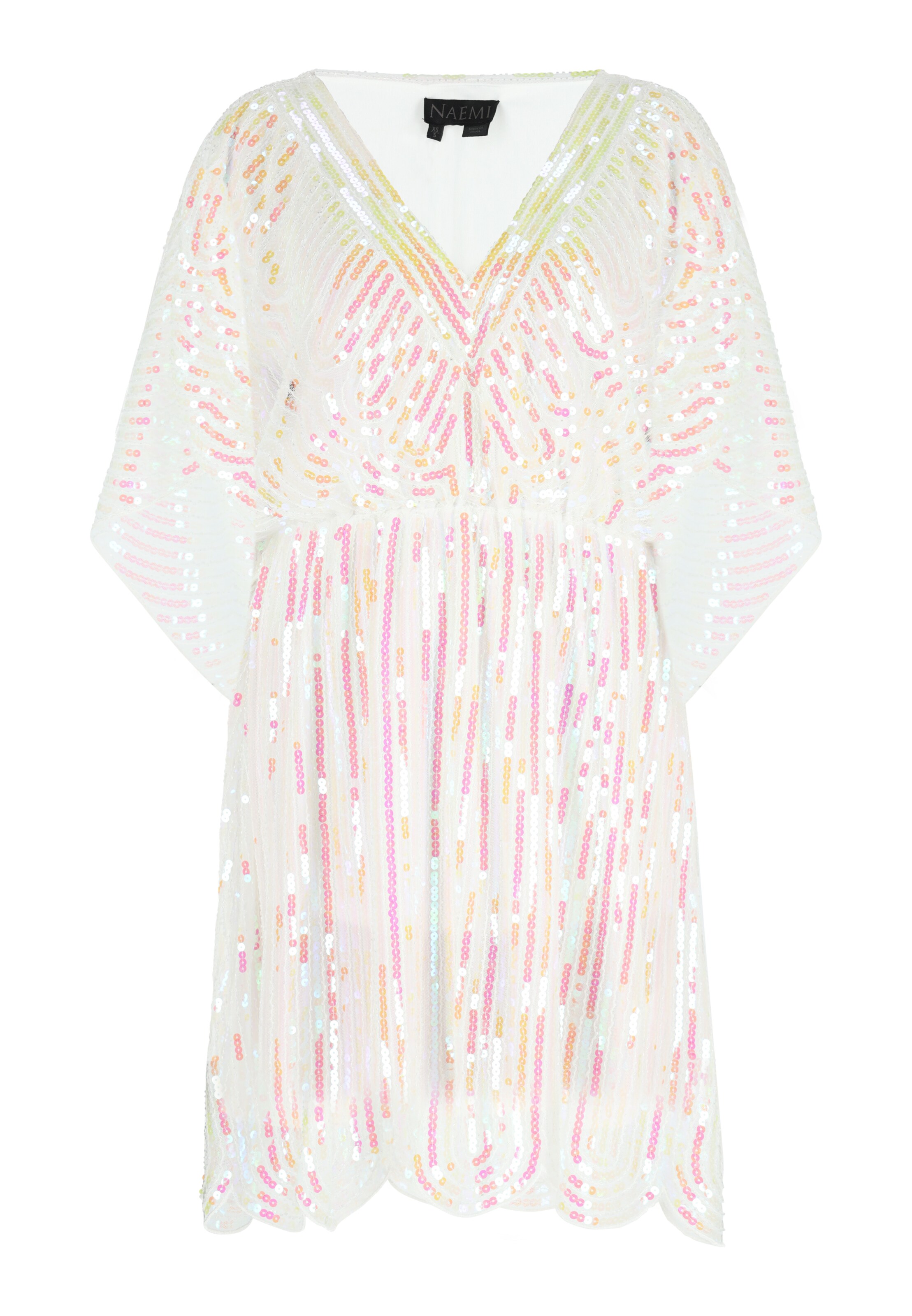 NAEMI Cocktail Dress in Yellow / Pink / White, Item view