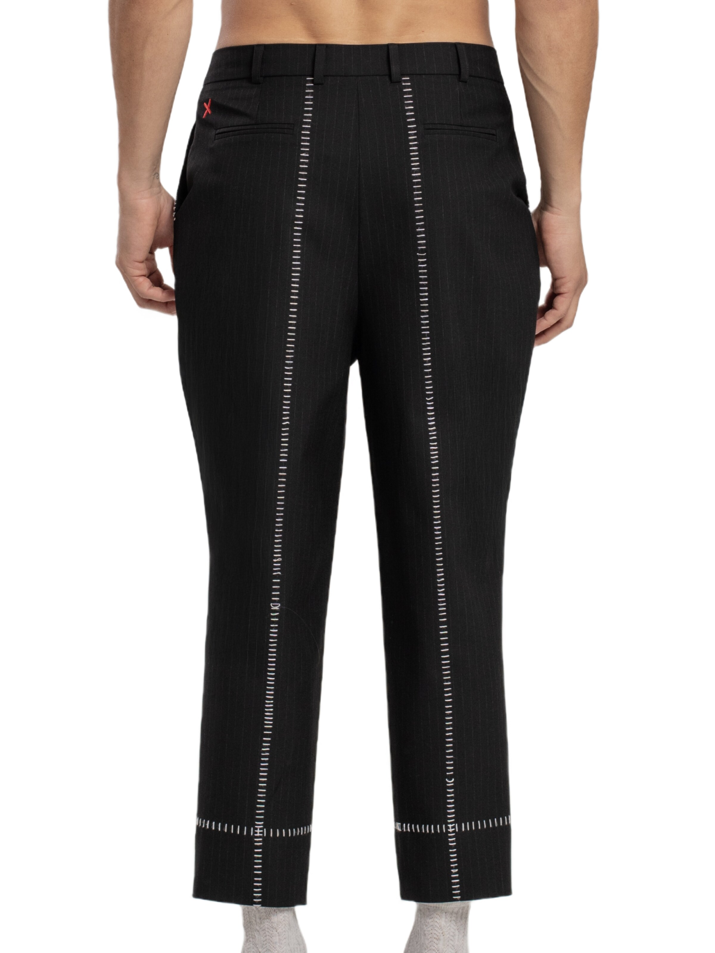 PCFG Slim fit Pleat-front trousers in Black