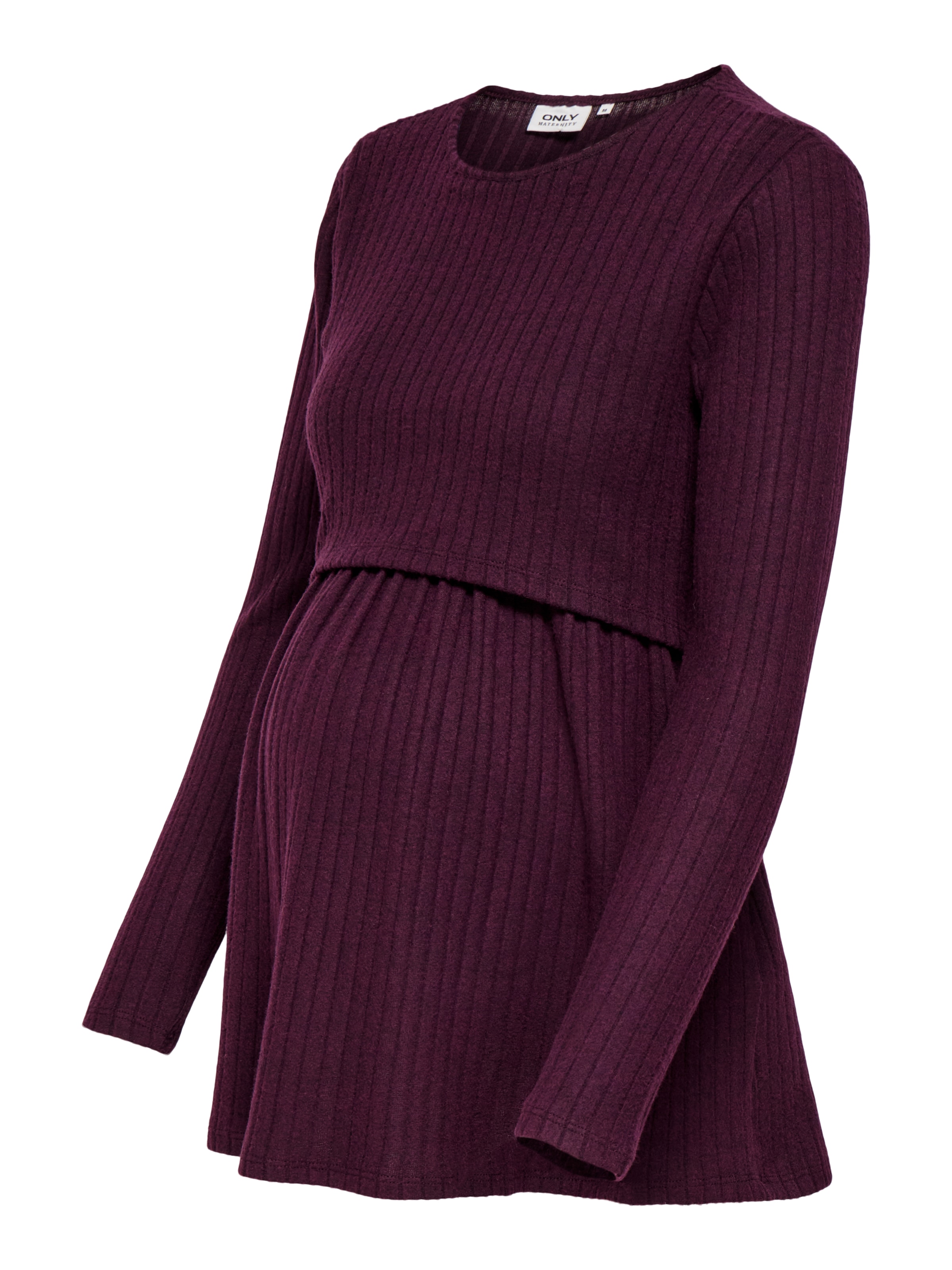Only Maternity Shirt 'OLMLOLA MALAYA' in S in Wine red, Item view