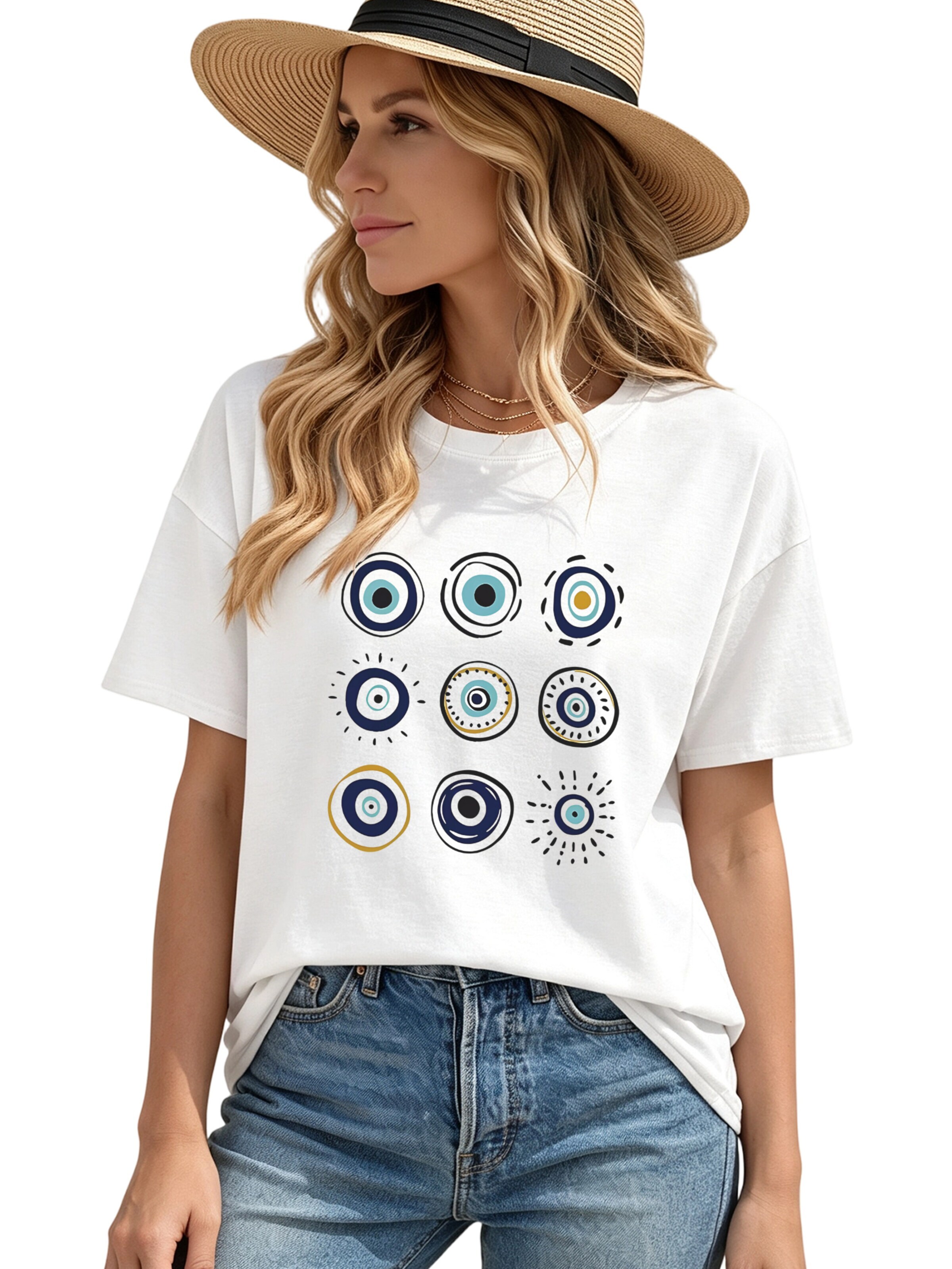 T-shirt GORHEY en blanc : devant
