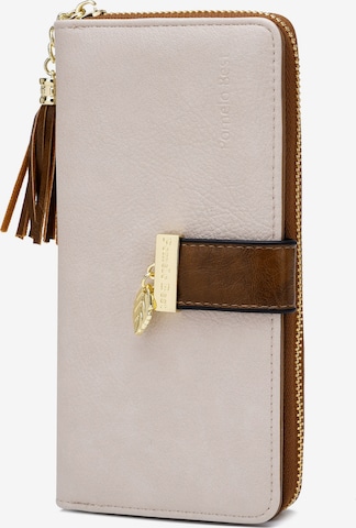Portamonete 'Damen Klassisch Minimalistisch' di Pomelo Best in beige: frontale