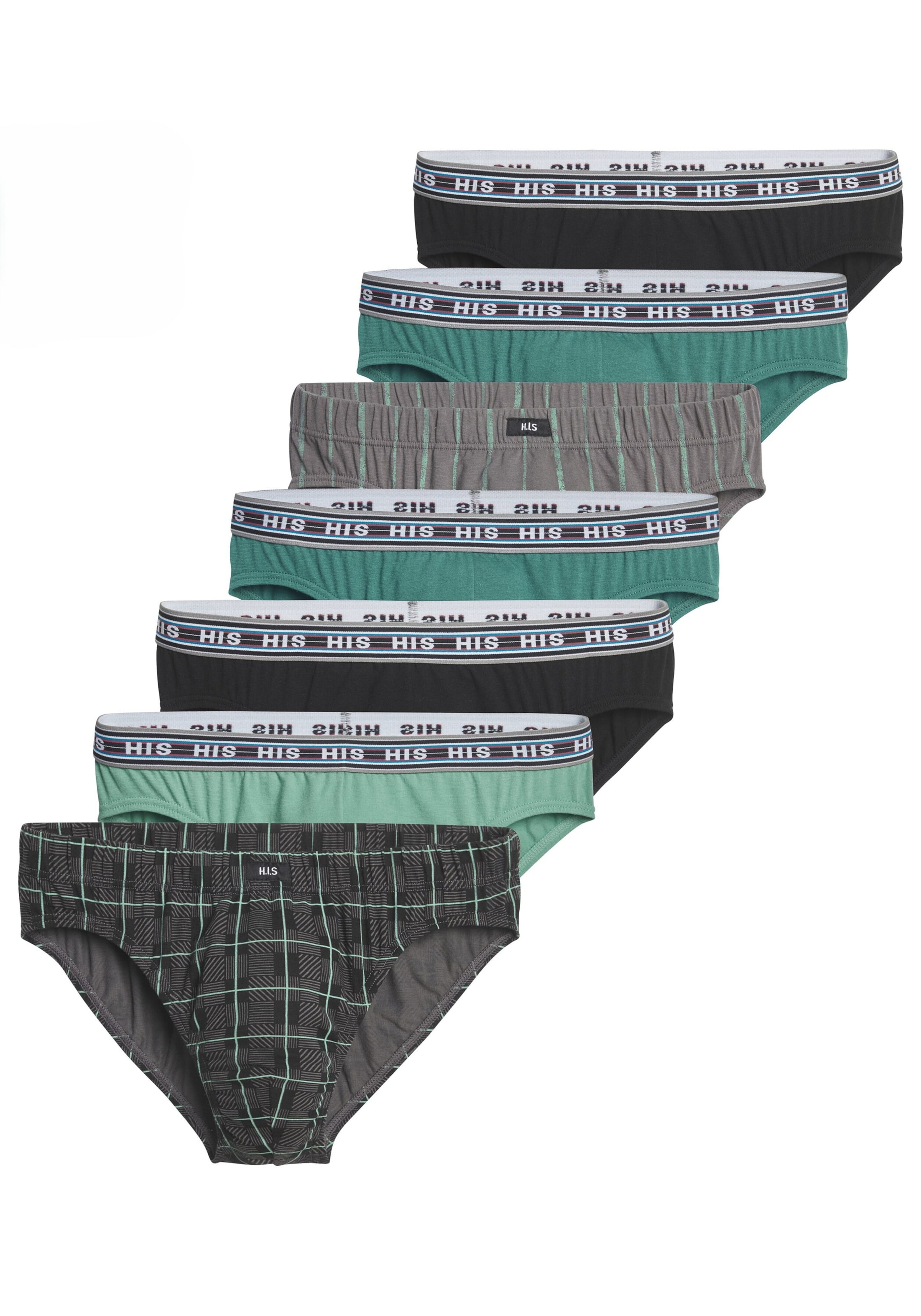 H.I.S Slip in Grau: Vorderseite
