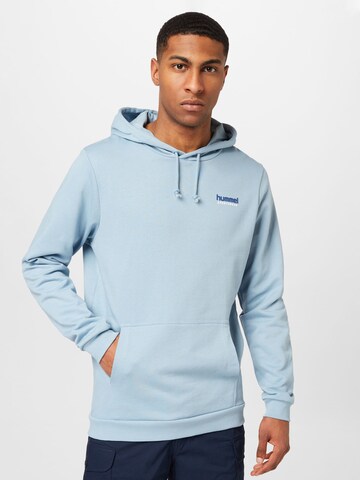 Hummel Sweatshirt 'Gabe' in Blauw: voorkant