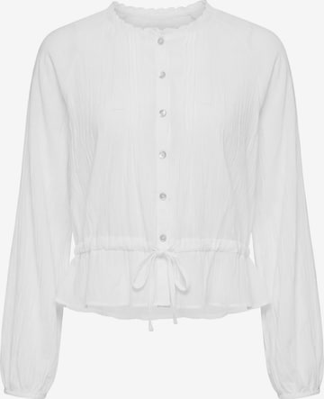 IZIA - Blusa em branco: frente