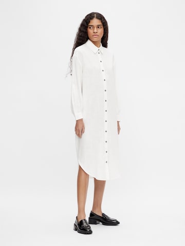 OBJECT Košilové šaty 'Solima' – bílá