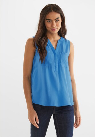 STREET ONE Blouse in Blue: front