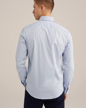 Slim fit Camicia di WE Fashion in blu