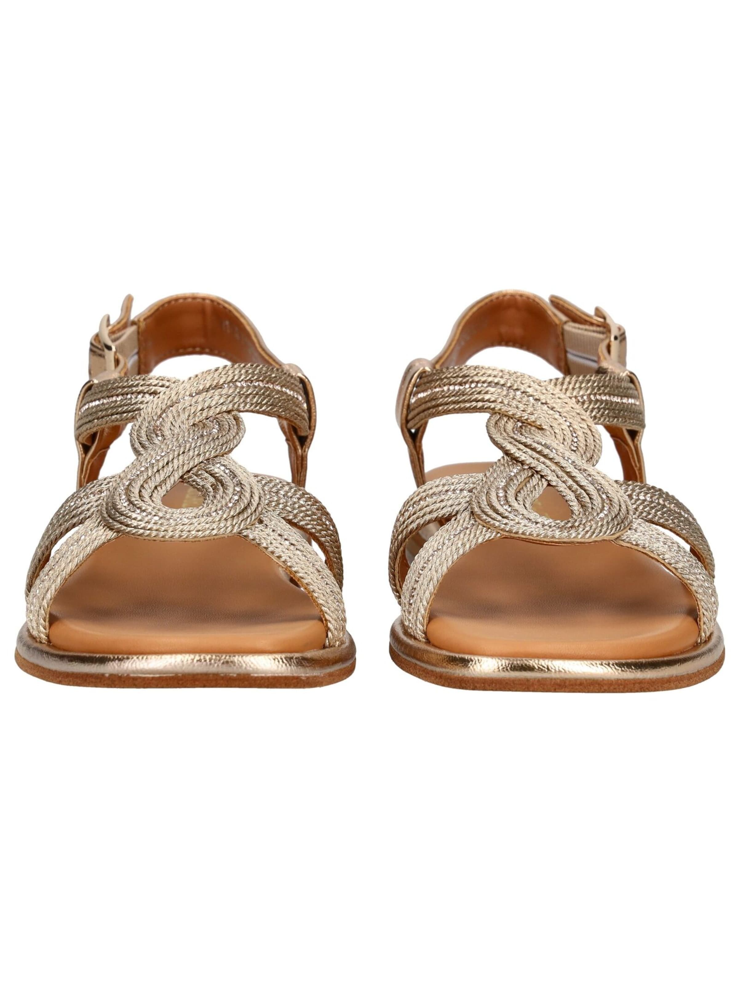 Sandalo con cinturino di Regarde le Ciel in oro