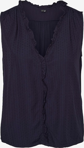 VERO MODA Blouse 'ELSA' in Blauw: voorkant