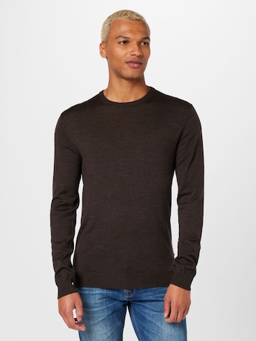 Matinique Regular fit Sweater 'Margrate' in Brown: front