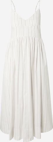 Birgitte Herskind Лятна рокля 'Justy' в бяло: отпред