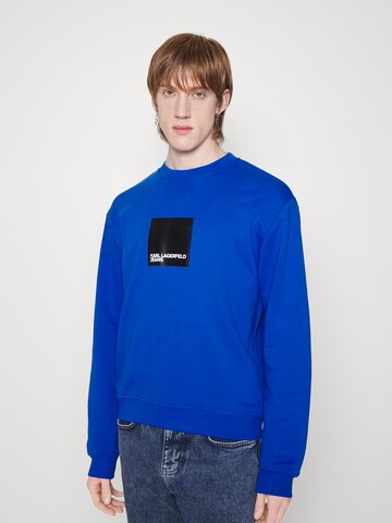 KARL LAGERFELD JEANS Sweatshirt in Blue: front