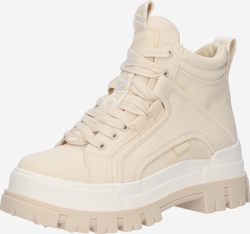 BUFFALO Stivaletto stringato 'Aspha NC' in Beige Chiaro ABOUT YOU