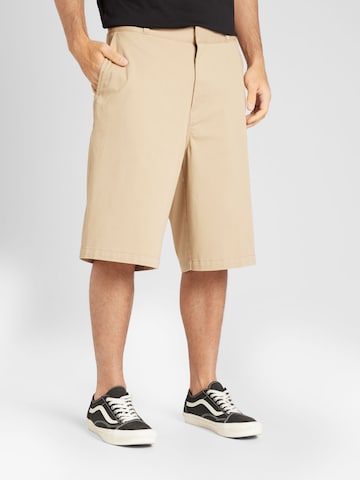 HUGO Blue Loosefit Shorts 'Damo242' in Beige: predná strana