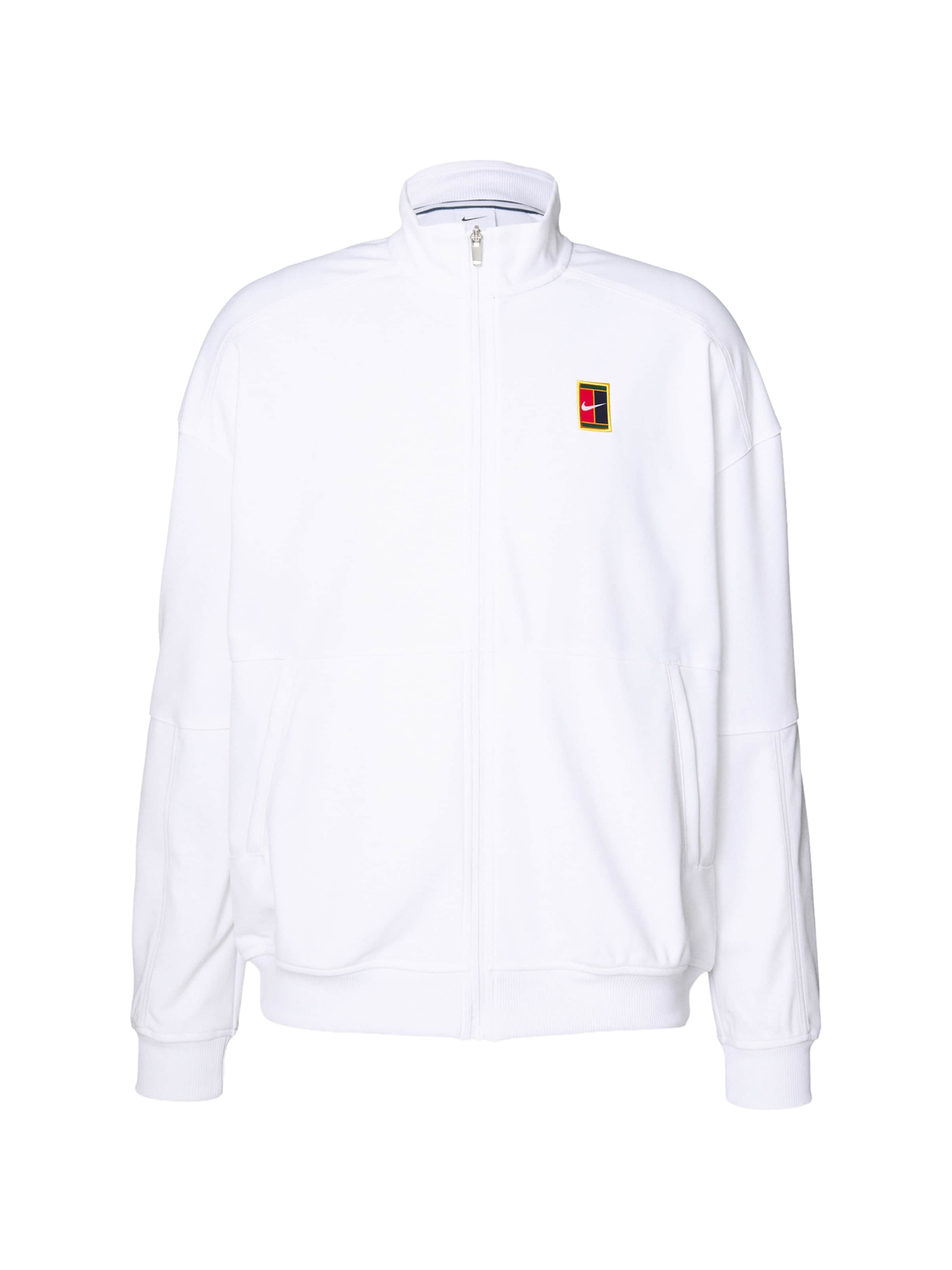 Veste de survêtement 'Heritage' NIKE en blanc : devant