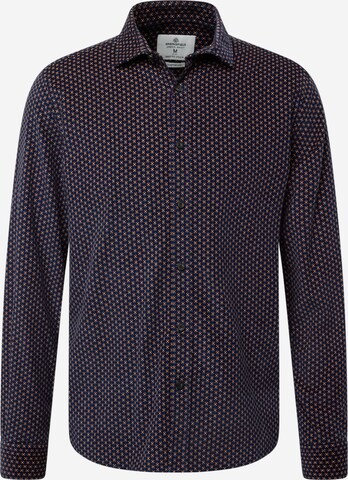 Springfield Regular fit Button Up Shirt in Blue: front