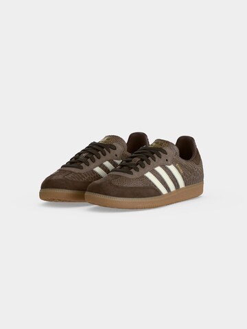 ADIDAS ORIGINALS - Sapatilhas baixas 'Samba' em castanho