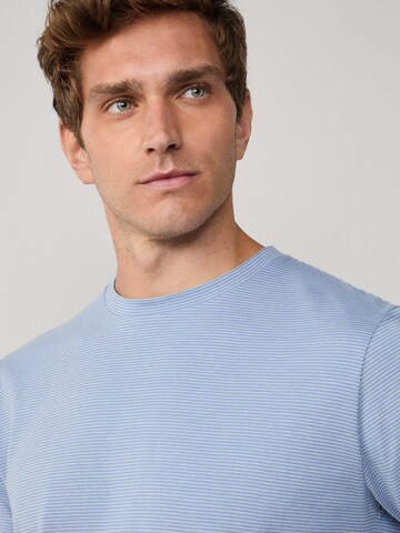 Hackett London T-Shirt 'Birdseye' in Blau