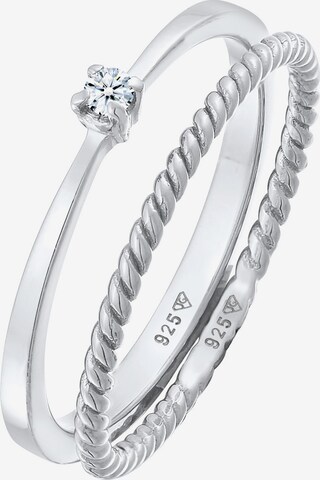 Elli DIAMONDS Ring in Zilver