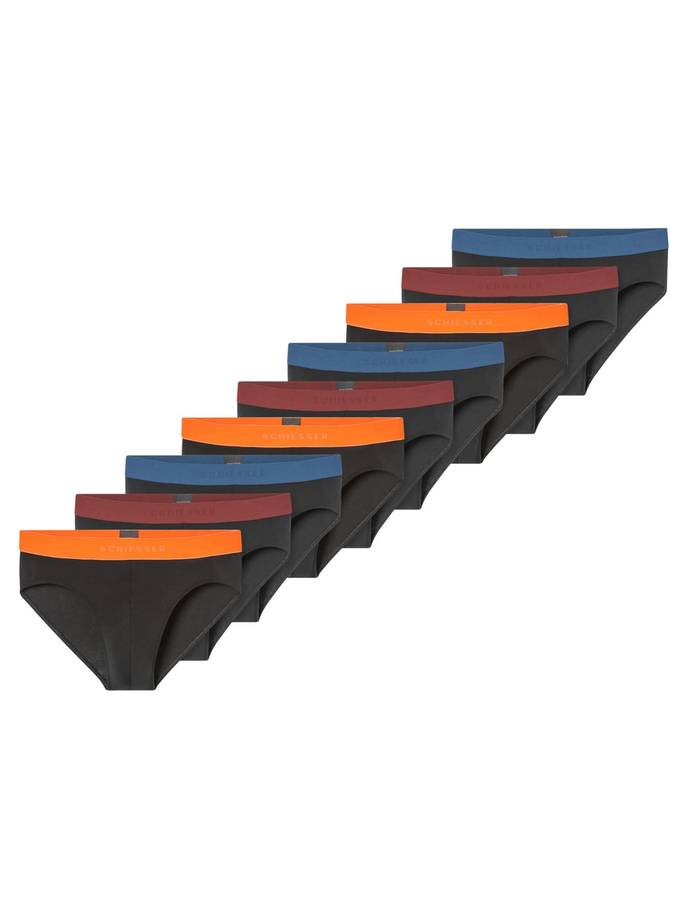 SCHIESSER Slip '95/5 Organic Cotton' in de kleur Zwart, Productweergave