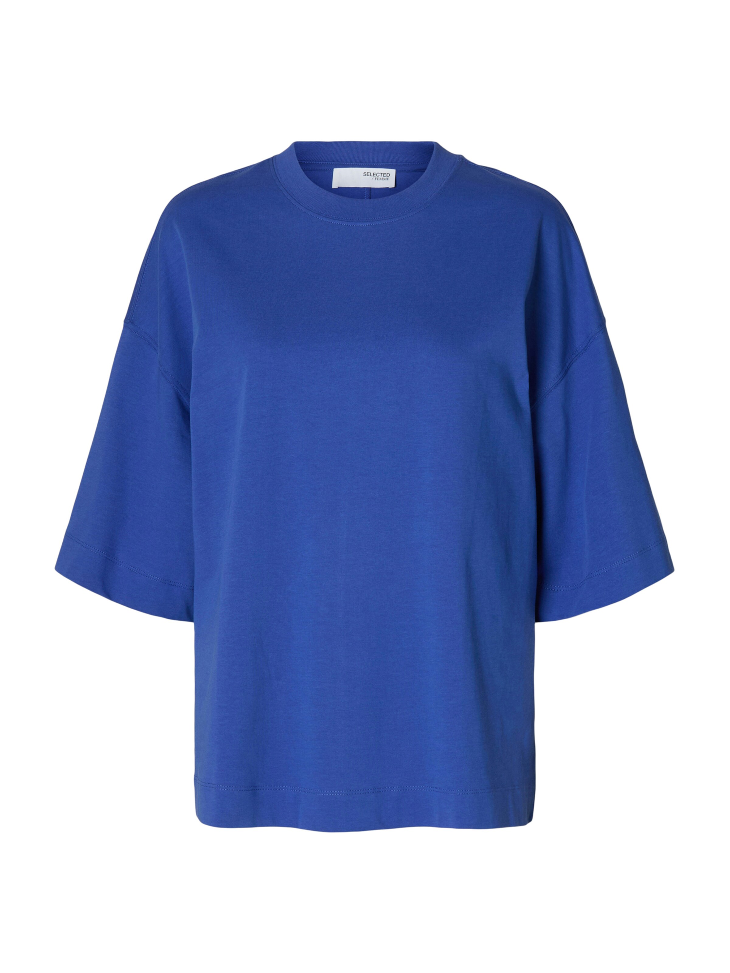 zils SELECTED T-Krekls: no priekšpuses