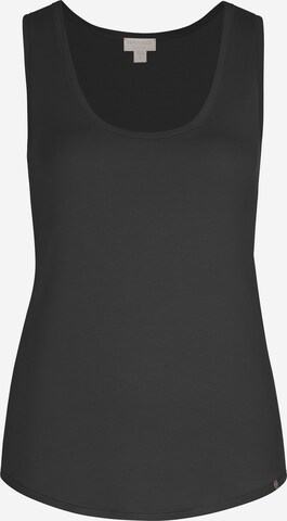 Hanro Tank Top ' Yoga ' in Schwarz: predná strana