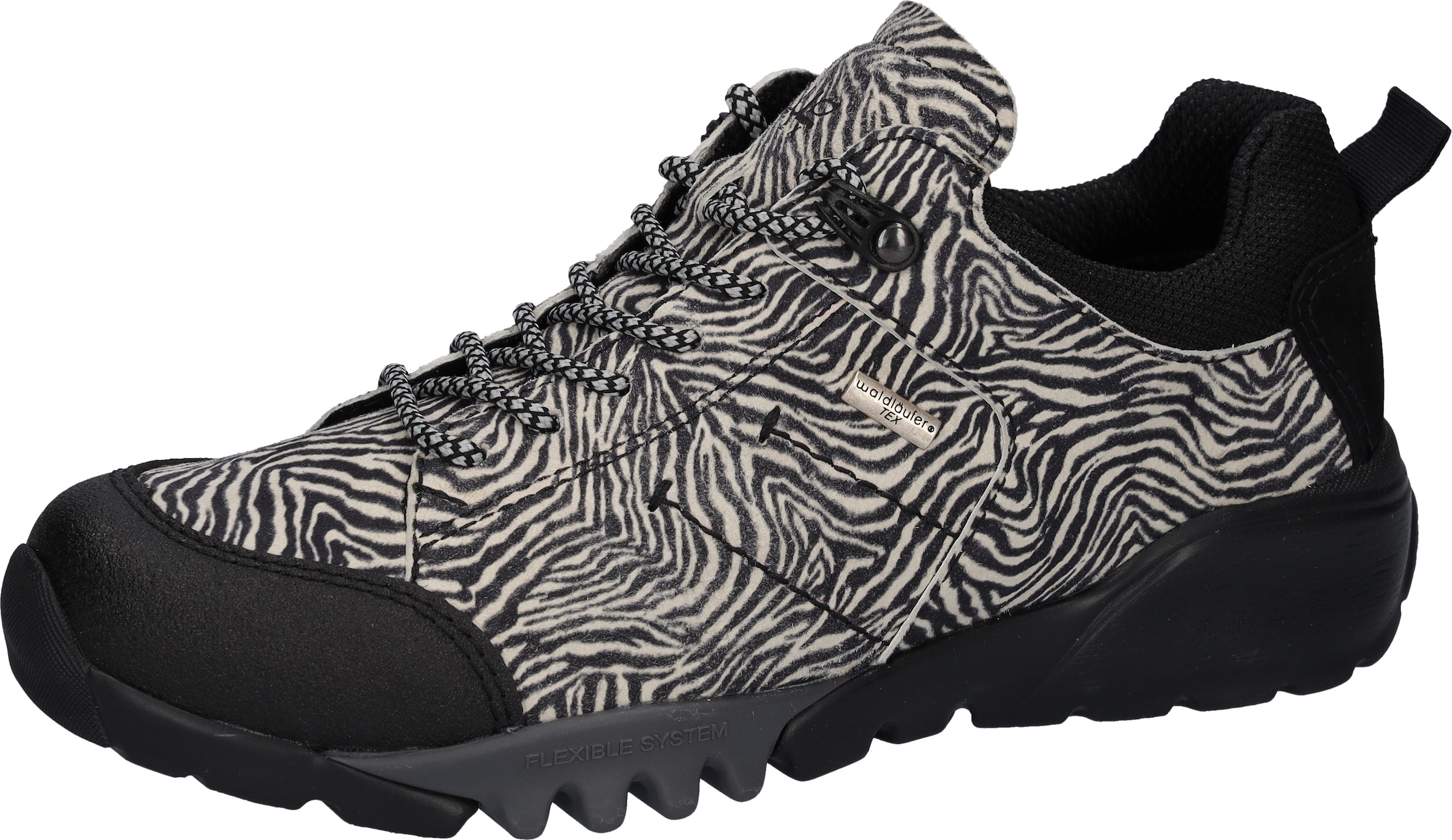 WALDLÄUFER Hiking Sandals in Black: front