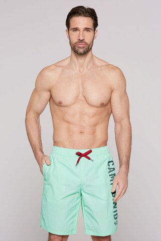 Pantaloncini da bagno di CAMP DAVID in verde: frontale