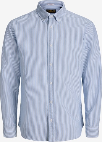 JACK & JONES Button Up Shirt in Blue: front