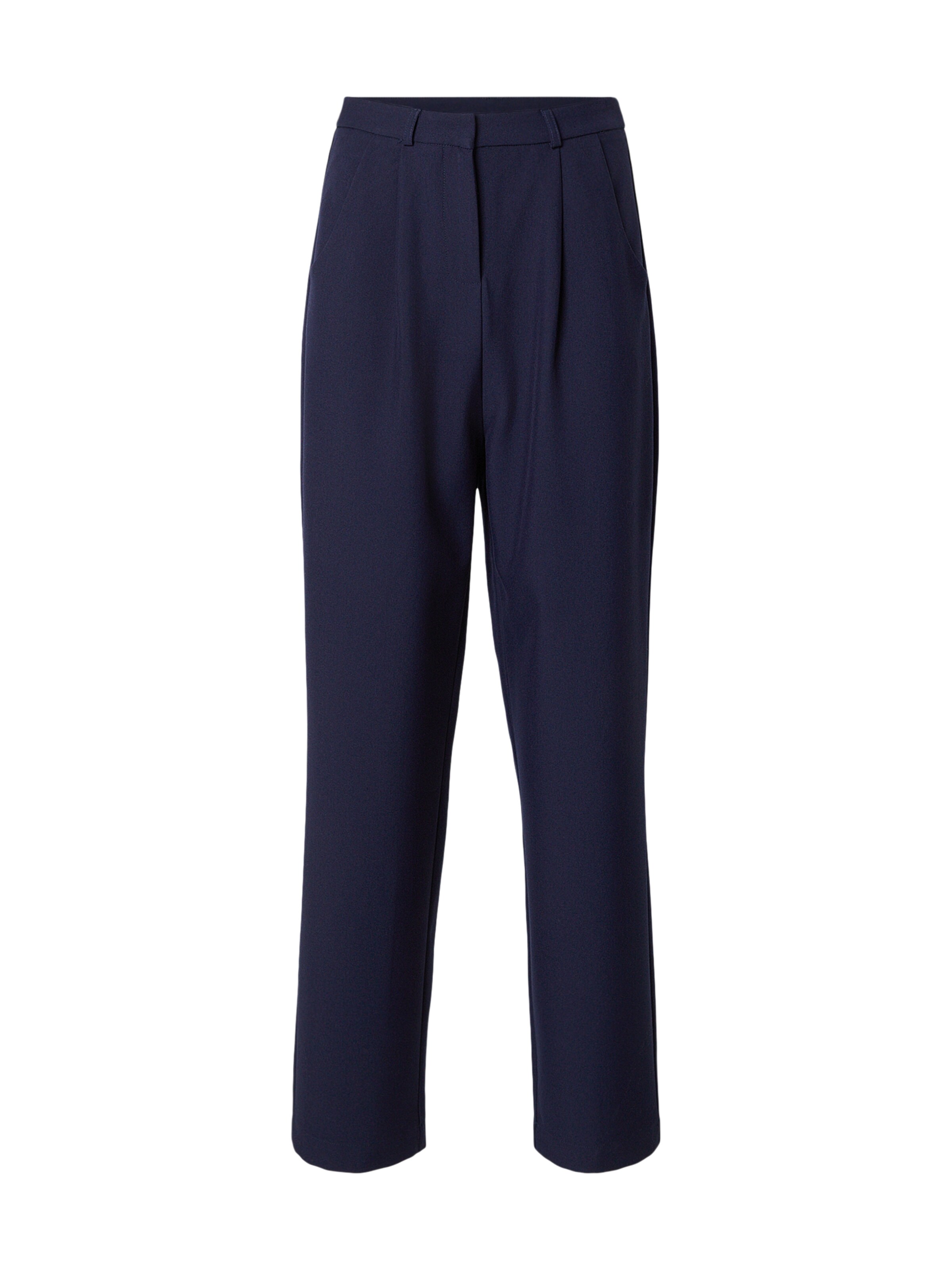 ABOUT YOU Loosefit Veckad byxa 'Senta' i blå: framsida