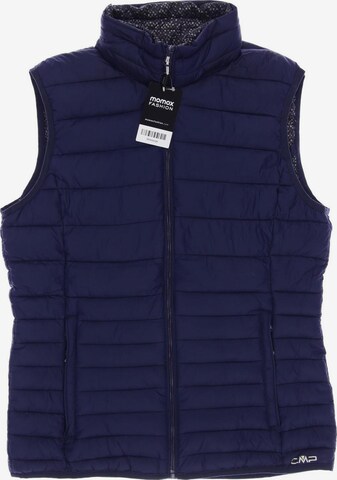 CMP Vest in L in Blue: front