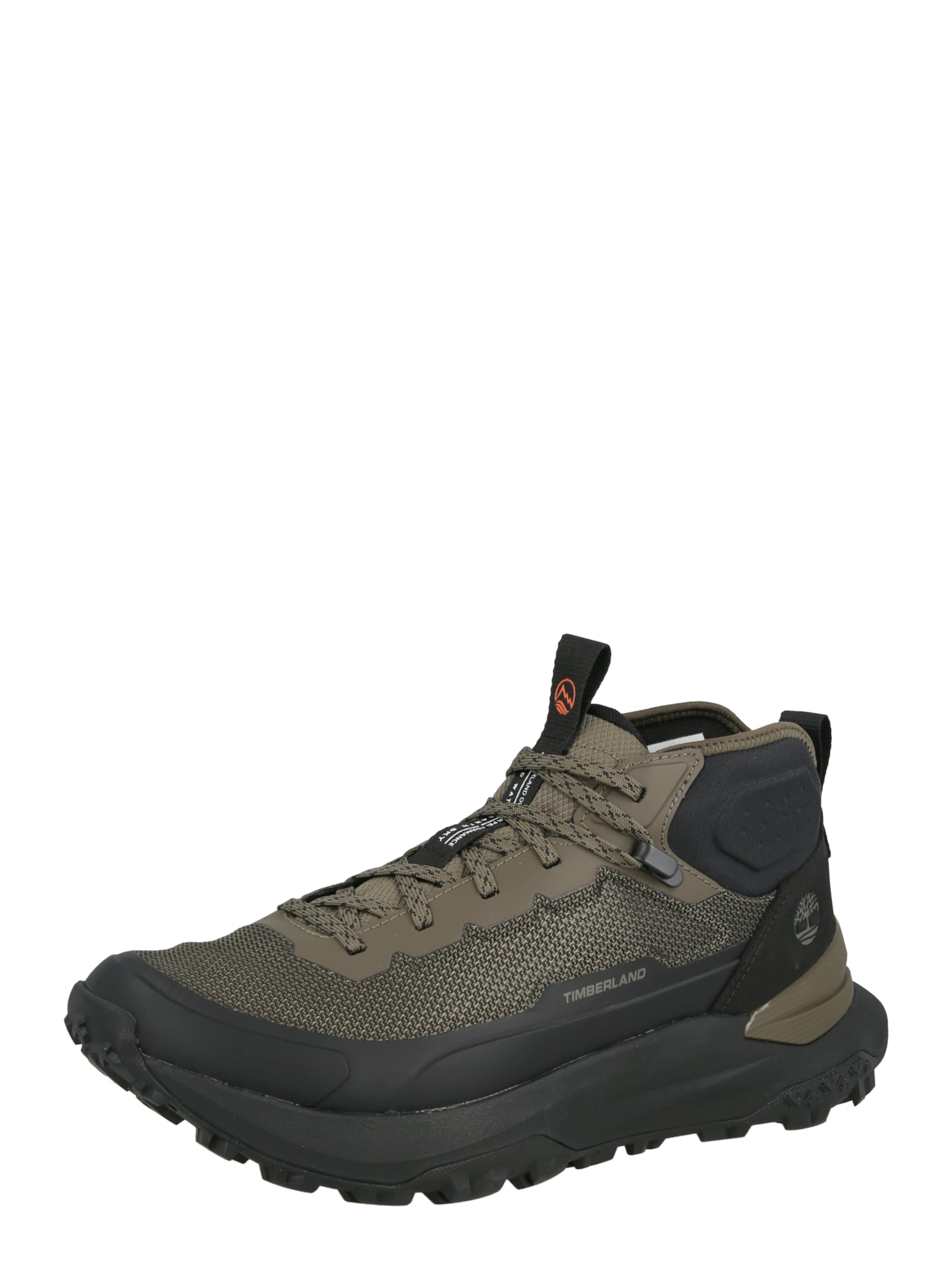 TIMBERLAND Sneakers hoog in Groen: voorkant