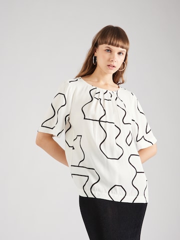 s.Oliver BLACK LABEL - Blusa en blanco: frente