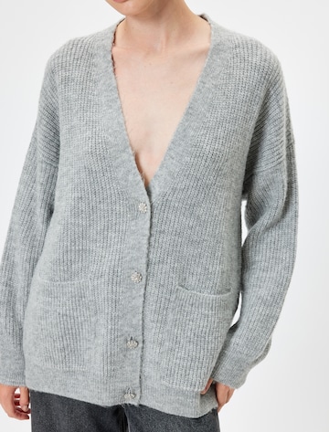 Koton Knit cardigan in Grey