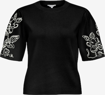 OBJECT Pullover 'OBJFlora' in Schwarz: Vorderseite
