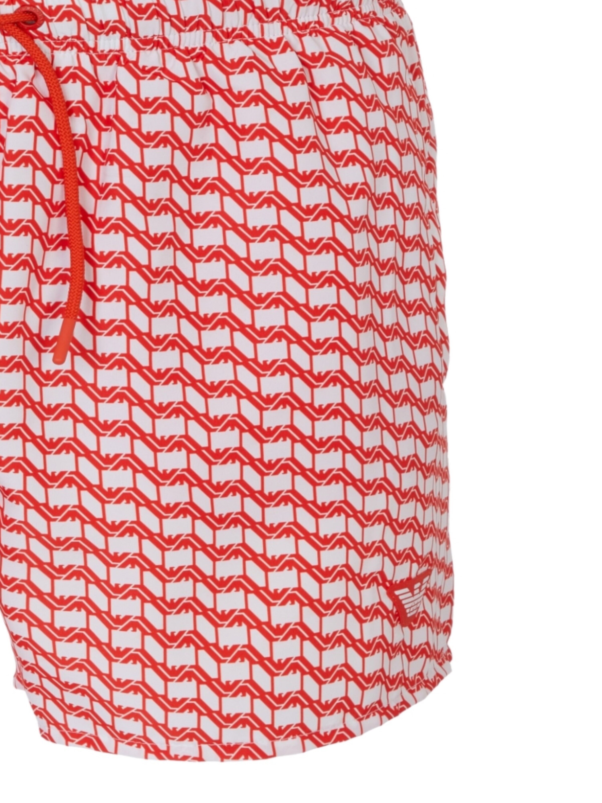 Pantaloncini da bagno di Emporio Armani in rosso