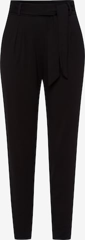 Les Lunes Pleat-Front Pants 'Jade' in Black: front