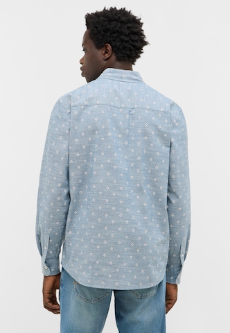 MUSTANG Comfort Fit Hemd 'Style Elmore' in Blau