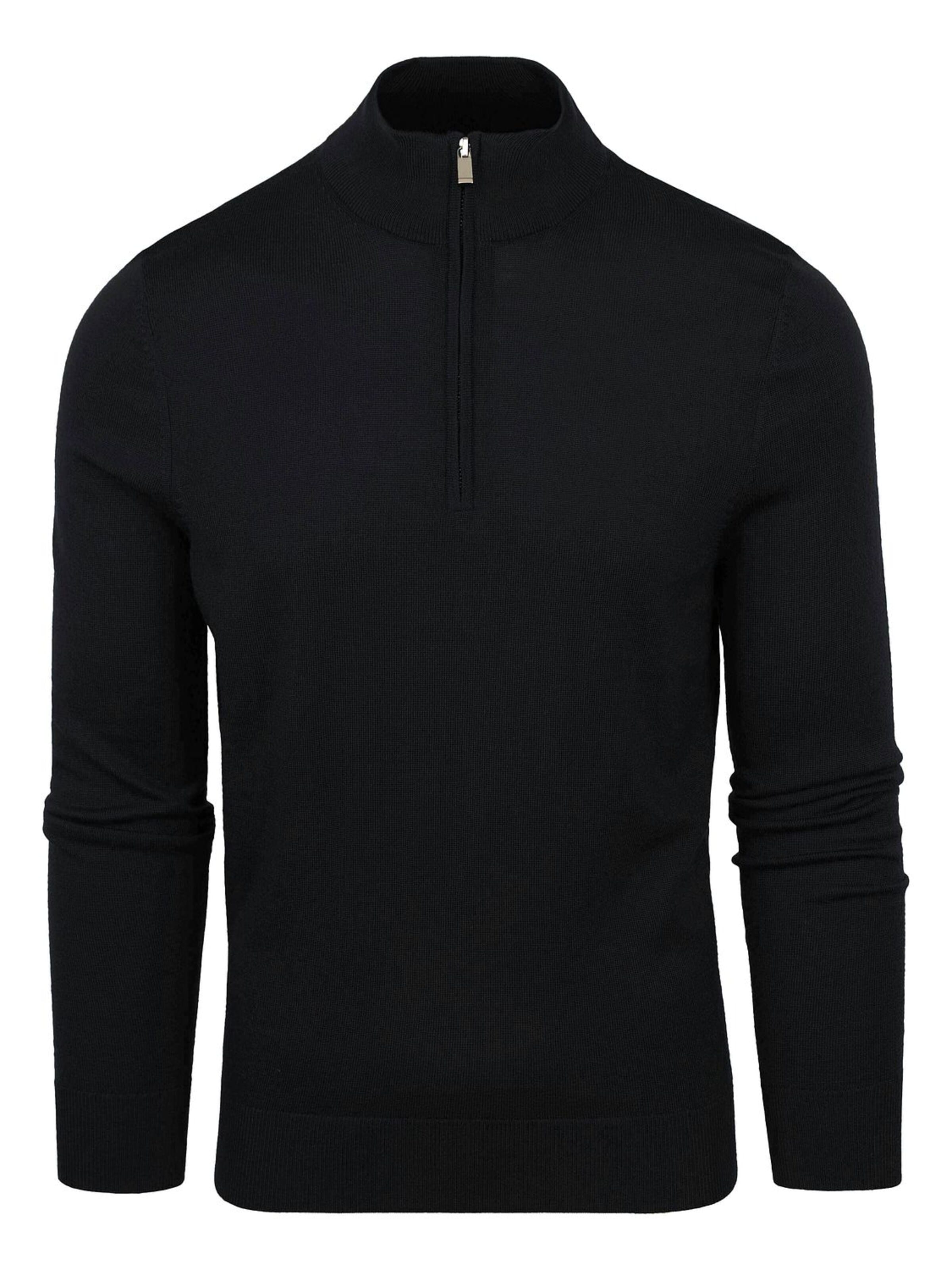 Suitable Shirt in Zwart: voorkant