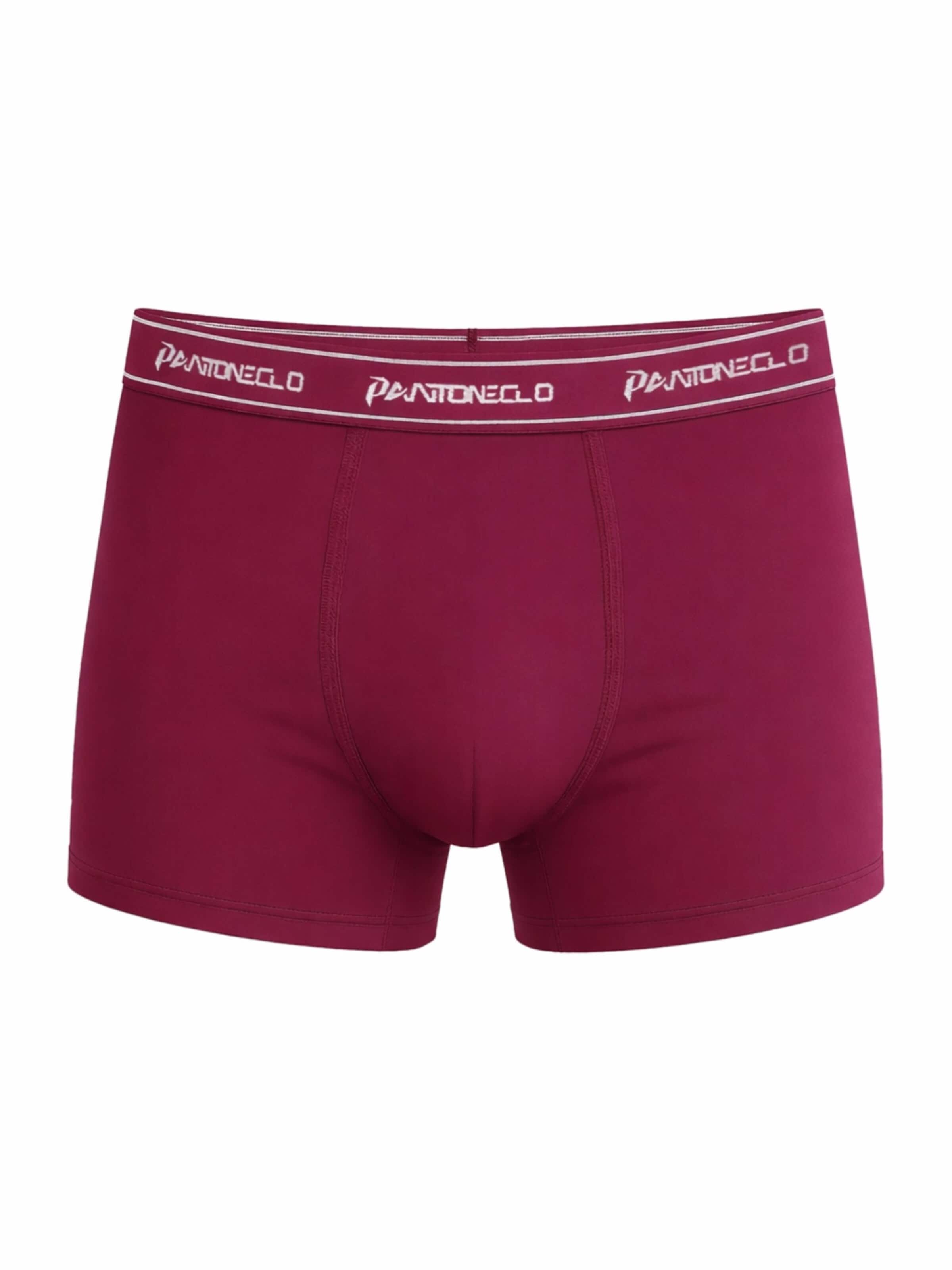 Boxer 'Pantoneclo Men’s Boxer Underwear' di PANTONECLO in rosso: frontale