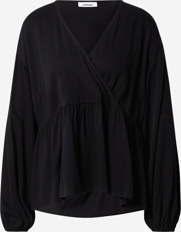 minimum Bluse 'LILASA' i sort: forside