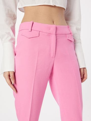 Bootcut Pantaloni cu dungă de la MORE & MORE pe roz