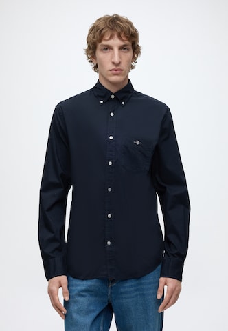 GANT Regular Fit Hemd in Blau: Vorderseite