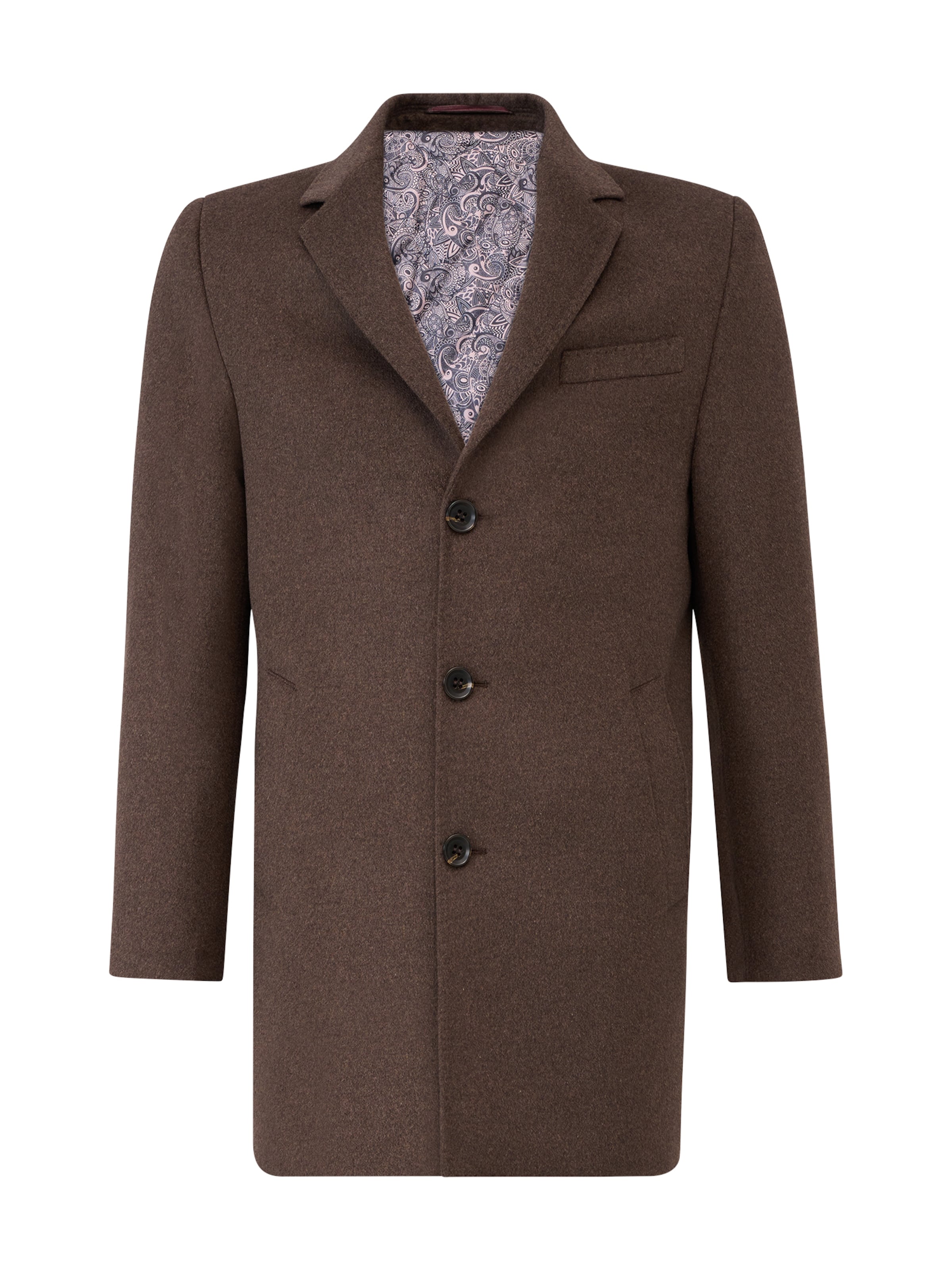 Cappotto di mezza stagione ' Allessandro ' di RICANO in marrone: frontale