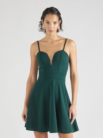 WAL G. - Vestido de gala 'RAYVEN' en verde: frente