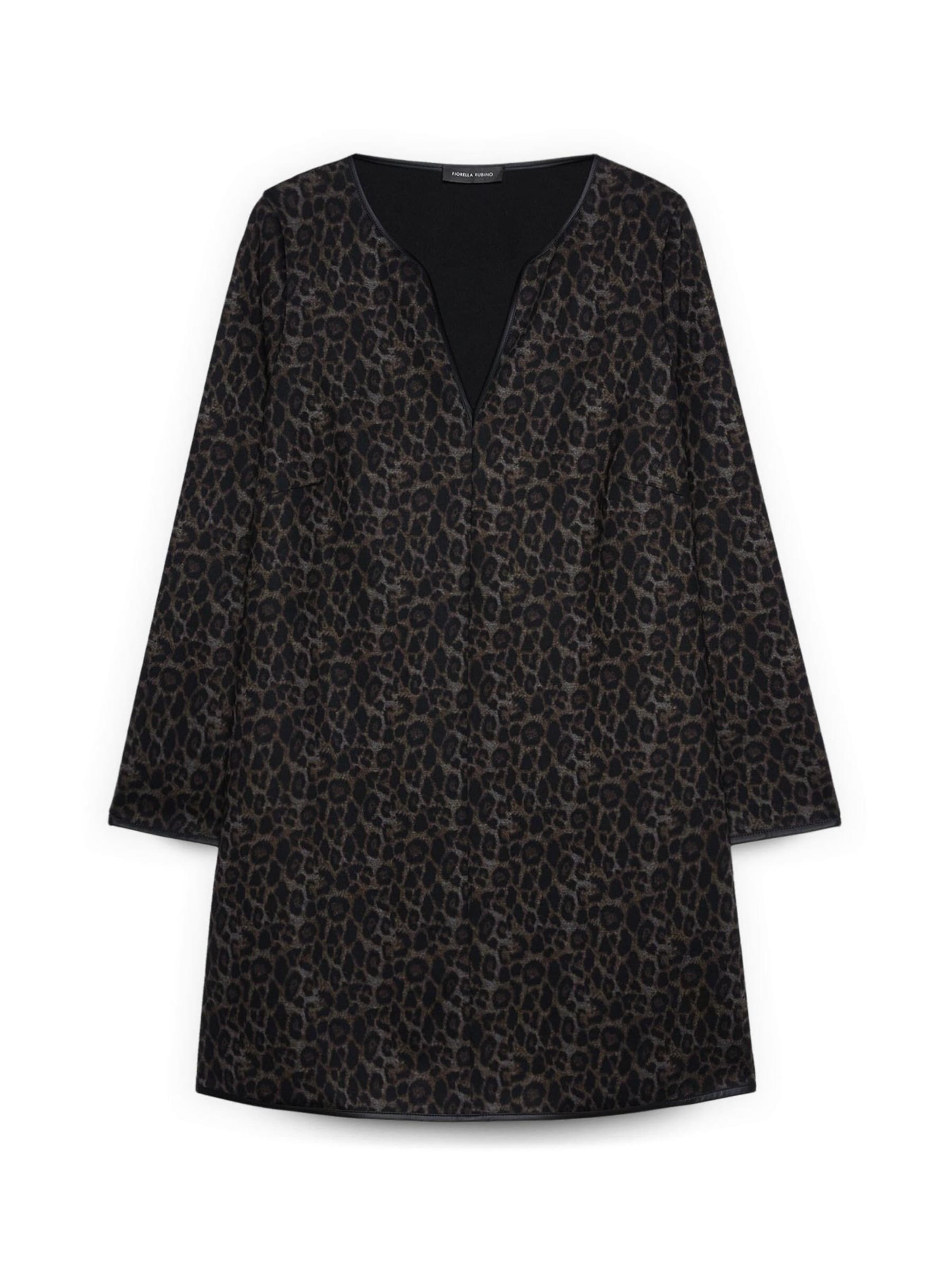 Fiorella Rubino Jurk in Zwart: voorkant