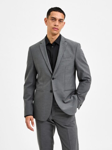 SELECTED HOMME Slim fit Suit Jacket 'Josh' in Grey: front